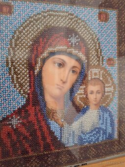 Ikona vyšitá korálkami - 2