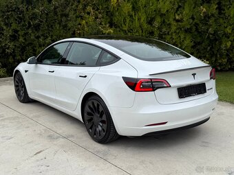 TESLA MODEL3 Performance 82kWH/366KW 2021/06 - ODPOCET DPH - 2
