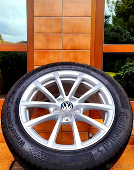 alu R17 5x112, zimné pneu 215/55, VW Passat + Škoda Superb - 2