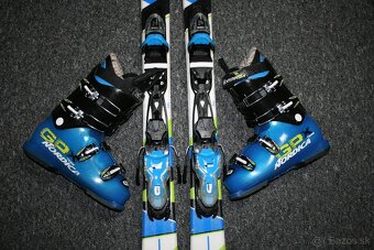 lyže dynastar Agyl 142 cm , lyžiarky Nordica - 2