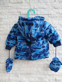 Chlapcenska zimna bunda 68 - dva druhy - 2