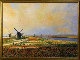 Netherlands / Holandsko – veľký olej na plátne, 118 × 88 cm - 2