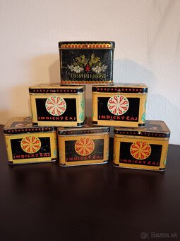 Predám retro plechové krabičky od čaju - 2