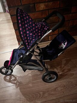 Duo kočík pre 2 bábiky - 2