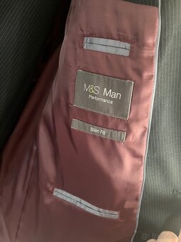 Pansky oblek Mark& Spencer na vysku cca 188 cm - 2