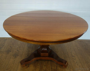 Stôl okrúhly starožitný ( 73 ) . - 2