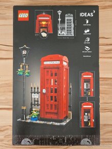 Lego 21347 Červená londýnska telefónna búdka - 2