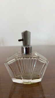 Predám vintage art deco sklenený toaletný set - 2