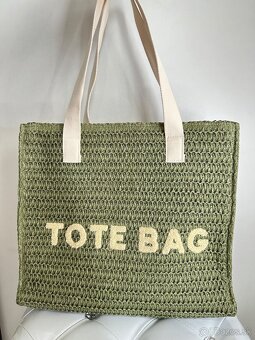 plazova kabelka Tote bag zelena - 2