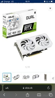 Predam RTX 3060 Ti Gddr6X OC 8GB biela - 2