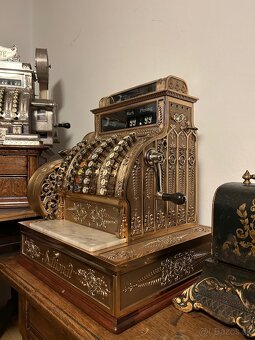 Predám starožitnú pokladnicu NCR-rok 1910 - 2