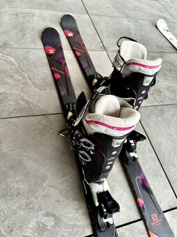 Lyžiarky + lyže Salomon - 2