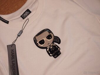 Karl Lagerfeld dámska biela mikina - 2