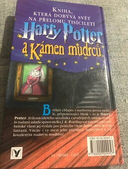 Harry Potter a Kámen Mudrců 1. vydání TOP STAV - 2