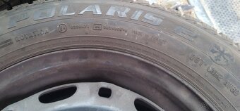 2 ks zimných pneu Barum 175/80 R14 na origo VW diskoch - 2
