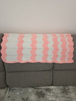 Háčkovaná detská deka 60x70cm - 2