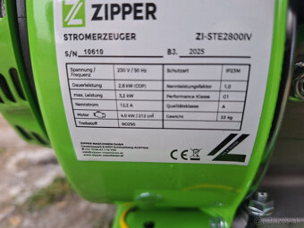 Invertorová elektrocentrála ZIPPER ZI-STE2800IV - 2