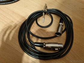 Predám kvalitne audio káble 4.5m (jack, xlr3, cinch) - 2