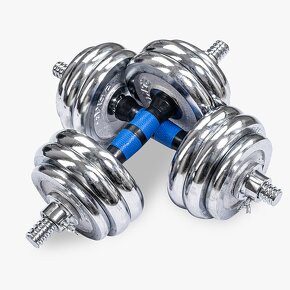 Sada pozinkovaných činiek v kufríku CLIMAQX 30 kg - NOVÁ - 2