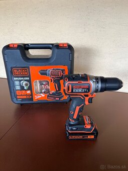 Aku vŕtací skrutkovač Black&Decker BL186K1B2-QW + 2 batérie - 2
