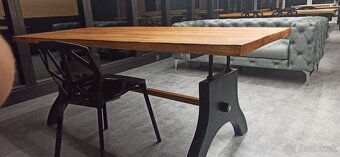 Jedálenský/ kancelársky stôl  - masív - 2