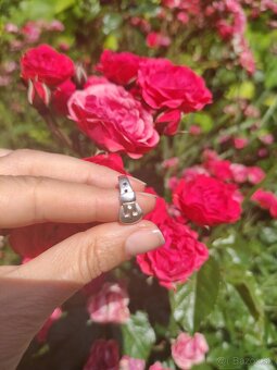 Strieborný prsteň 925 opasok - 2