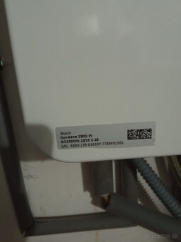 Predám plynový kotol bosh condens 2300i W GC 2300iW 22/25 C2 - 2
