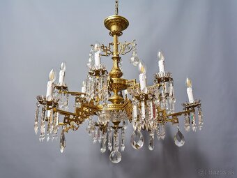 Veľký luster Art Deco na 12 žiaroviek - 2