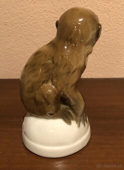 087 – soška , porcelán, Opica - 2