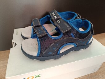 GEOX detské sandále /plátené - textil+koža/ - 2