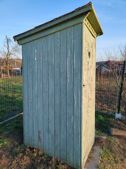 Drevená latrína - suché WC - 2