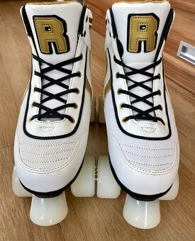 Rio Roller Varsity White/Gold vel. 40,5 - 2