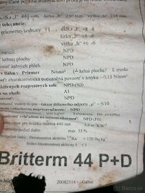 Tehla pálená Britterm 44 P+D - - - 11.5 paliet - 2
