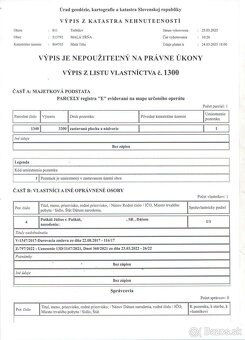 Pozemok v obci Malá Tŕňa za dobrý peniaz - 2
