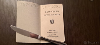 Predám rakúsky cestovný pas - 2