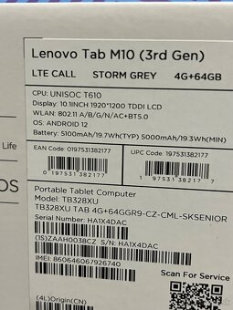 Tablet Lenovo Tab M10 - 2