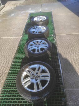 Alu disky 5x112 r16 letný pneumatiky - 2