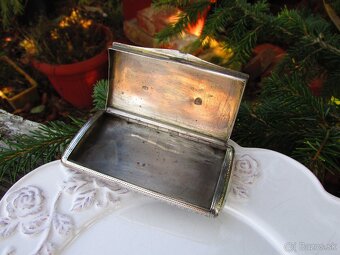 Krásna stará strieborná tabatierka - Viedeň 1865 - 2