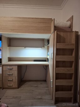 Vyvýšená detská posteľ - 2