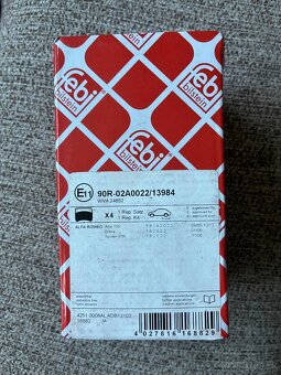 Sada brzdových platničiek | Predná Náprava | Alfa Romeo 159 - 2