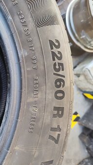 225/60 R17 Continental letné pneumatiky - sada - 2