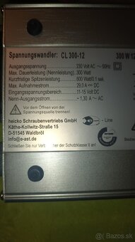 Menič napätia 12V DC/230V AC - 2