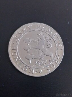 Strieborný Kutnohorský pamätný Groš - Kremnica - 2