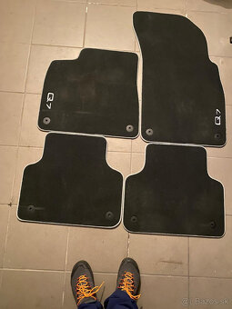 Luxusné welúrové koberečky Audi Q7 - 2