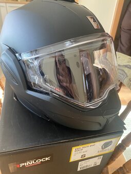 Preklopná prilba EXO-TECH EVO Solid matt black, velkost S - 2