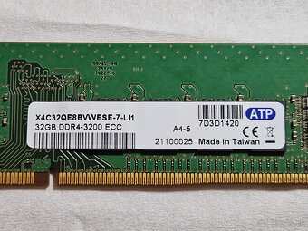 ATP 64GB (2x32GB) DDR4 3200MHz UDIMM ECC RAM - 2