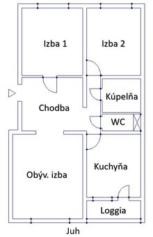 3 izbový byt Lipany - 2