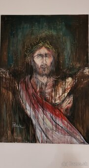 Jesus olejomaľba 100x70cm - 2