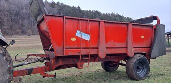 Rozmetadlo hnoja, rur, 10,5t nosnost, cca 12m3 - 2
