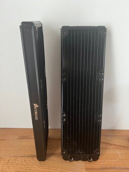 2x radiator 360mm Corsair Hydro X Series XR5 360mm a hrubka - 2